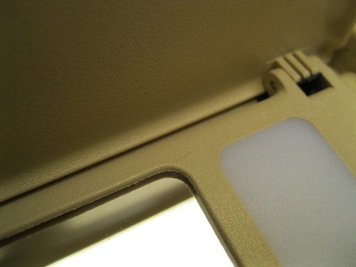 94-00 Mercedes-Benz W202 C Class Left + Right Sunvisor Sun Visor Pair Beige - Picture 9 of 14