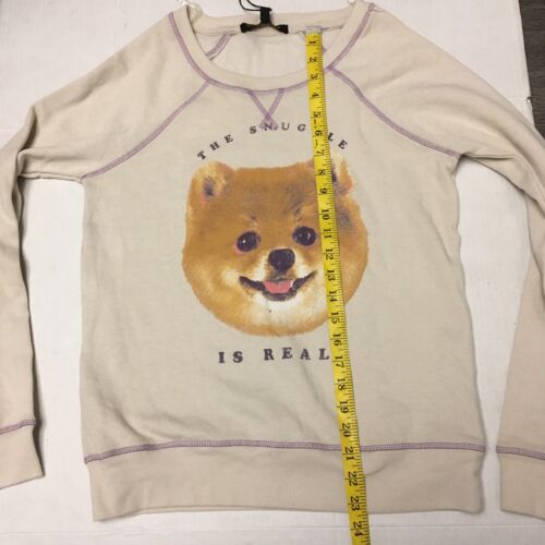 NWT Dog Sweatshirt “The Snuggle Is Real” Women’s Size Small Retrospective Co. - Picture 8 of 8