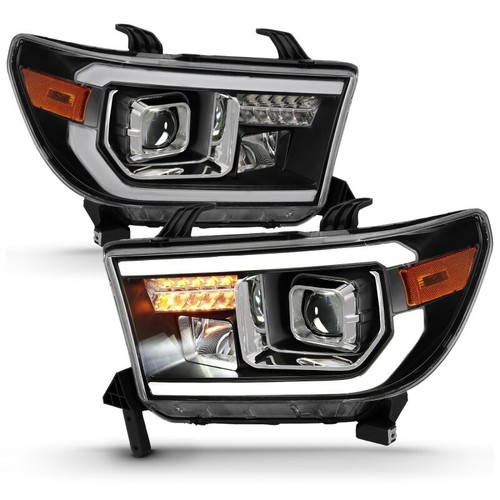 ANZO Proj Light Bar H.L Blk Amber (Led High) for Toyota Tundra | 111447 - Picture 7 of 10