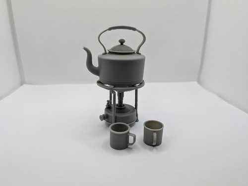 1/6 Scale Ww2 British Burner Cooker Set 3d Print Military Action Figure