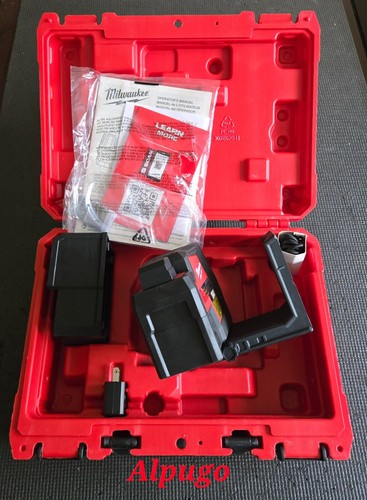 Milwaukee 3522-21 REDLITHIUM USB Rechargeable Green Cross w/ Plumb Points Laser - Picture 7 of 16