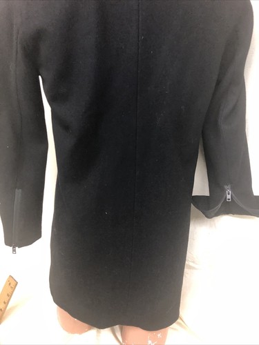 Zanerobe Kaplan Melton Coat XS Black $595 - Picture 9 of 11