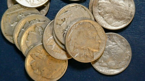 QUINCE 1914 P Níqueles de Búfalo BUENAS A XF 5C Monedas en Tubo ¡PRECIO DE VENTA! - Imagen 2 de 4