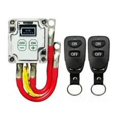12V Car Battery Isolator Master Switch 2Pcs Wireless Remote Control Disconnect