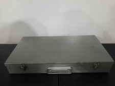 Vintage Metal Brumberger film Storage box. Great Condition. Slide Box
