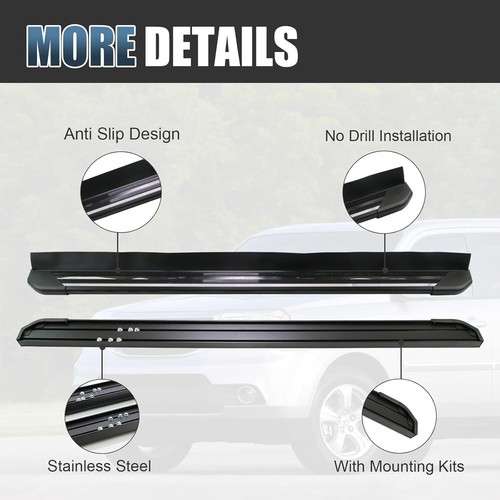 Side Step Running Boards Compatible with 2009-2015 Honda Pilot Left+Right - Picture 5 of 8