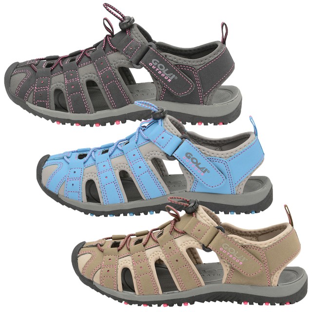 closed toe walking sandals ladies