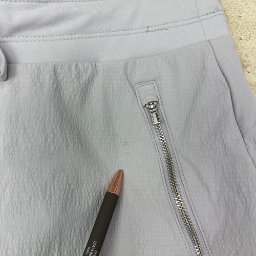 Athleta Minirock Damen Gr. 8 Kordelzug elastischer Bund hellgrau Reißverschlusstaschen "  - Bild 2 von 19