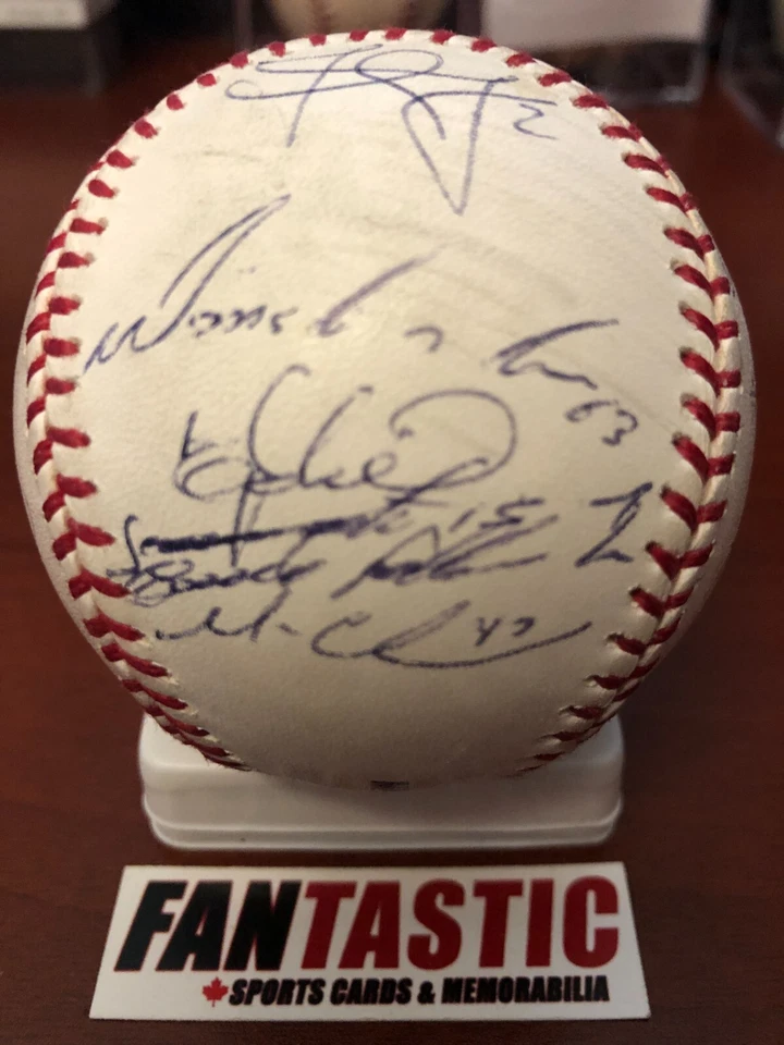 2007 Washington Nationals Signed ROML Baseball 15 Autographs! See Description - Image 3 of 4