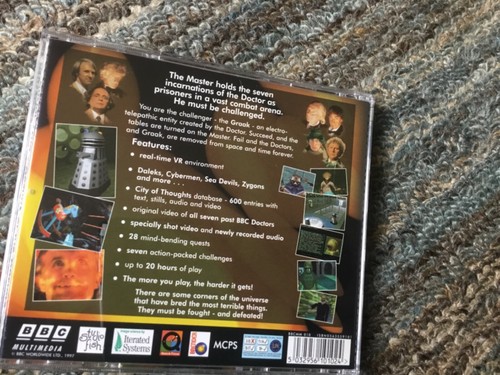 DR DOCTOR WHO DESTINY OF THE DOCTORS PC CD ROM GAME WINDOWS 95 98 BBC MULTIMEDIA - Picture 2 of 3