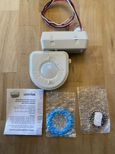 Leviton OSFHU-ITW Occupancy Sensor & OSFLO-W Short Offset Adapter
