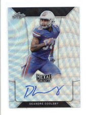 DEANDRE GOOLSBY 2018 LEAF METAL DRAFT PRISMATIC ROOKIE AUTOGRAPH AUTO AH6382
