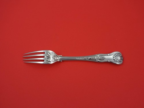 Kings by George Adams English Sterling Silver Dessert Fork London 1856 7" - Picture 2 of 2