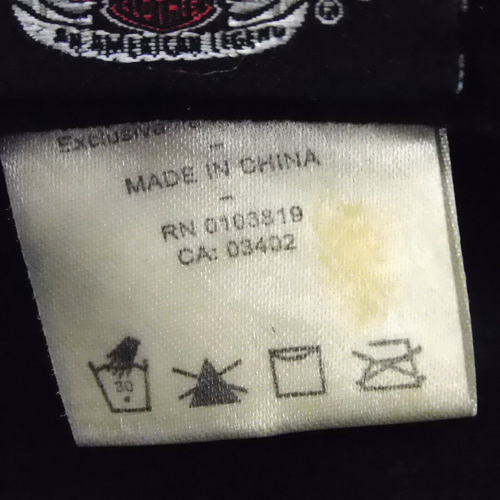 Gorra HARLEY DAVIDSON Bordada Envejecida Correa Trasera Ajustable NEGRO - Imagen 9 de 11