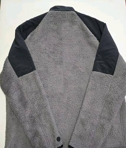 Nuevo con etiquetas Pullover Outerknown Para Hombres Grande Gris Skyline Vellón Sherpa 1/4 Cremallera Popover - Imagen 19 de 24