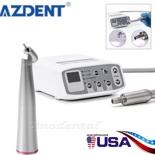 Micro motor LED dental sin escobillas/1:5/1:1/1:4.2 pieza de mano contra ángulo de fibra óptica - Imagen 74 de 76