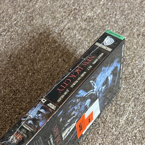 New Jack City 1991 New VHS Factory Sealed Warner Watermark - The WIZ Sticker - Picture 4 of 7