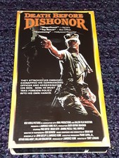 Death Before Dishonor VHS Military Action Thriller Starmaker Release