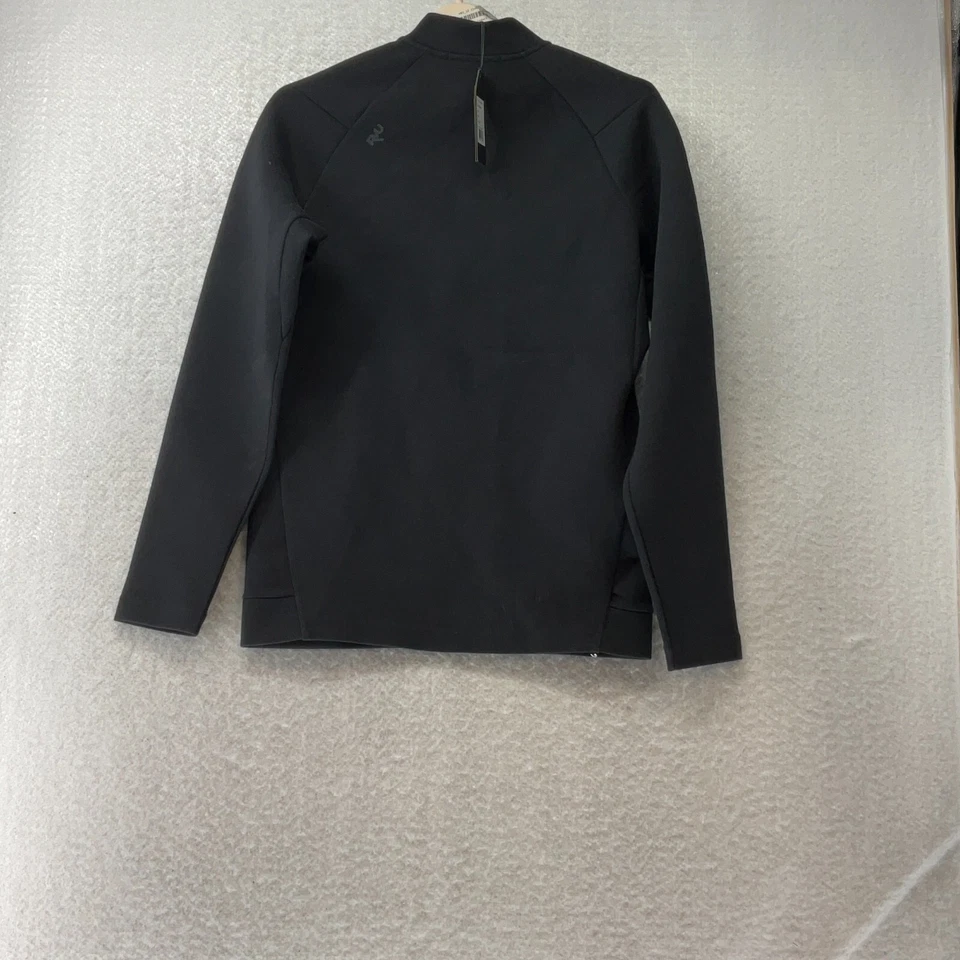 Chaqueta Bomber RYU Ethos Para Mujer Talla XS Negra Cremallera Completa Mangas Largas Bolsillos Foto 3 de 4