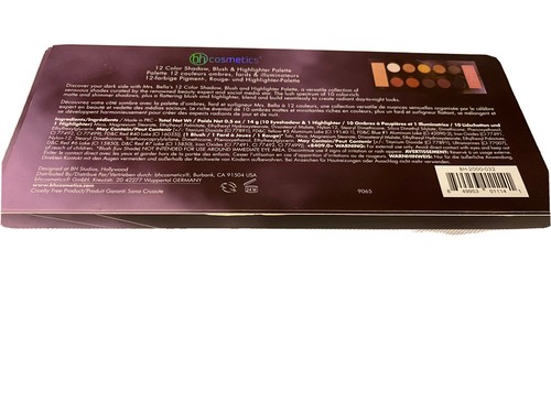 bh cosmetics ~ Mrs. BELLA ~ * the dark side * FULL FACE PALETTE BNIBD - Picture 3 of 12
