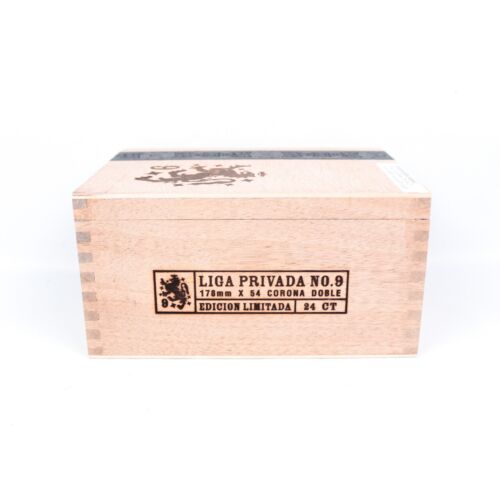 Liga Privada Corona Doble Nº 9 cajas de cigarros de madera vacías de 8" x 6" x 4" - Imagen 8 de 12