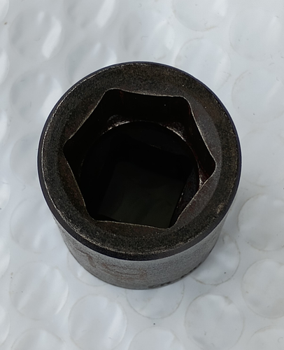 MATCO TOOLS CP19M6V, 1/2" DRIVE, 19MM. IMPACT SOCKET, SHALLOW, 6 POINT *USED* - Bild 5 von 7