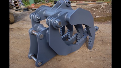 5.5 - 9 ton HD solid 7tine Grapple INC VAT 3y Warranty CAT KOBELCO KOMATSU - Picture 2 of 8
