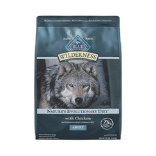 Blue Buffalo Wilderness High Protein Natural Dry Dog Food 13 lb Chicken Recipe