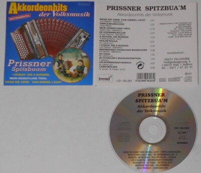 Akkordeonhits der Volksmusik: Prissner Spitzbuam - Austria cd | eBay