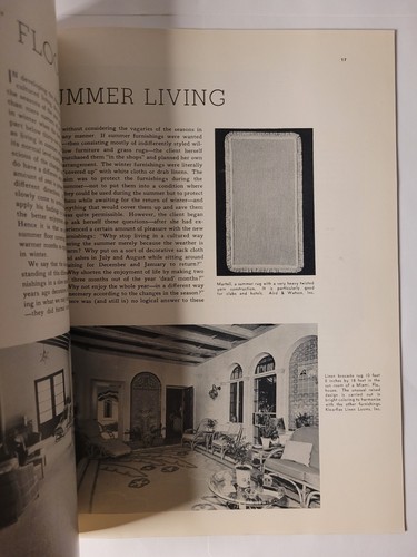 Rare Antiquarian April 1941 Early MCM Issue of THE DECORATIVE FURNISHER Magazine - Foto 6 di 10