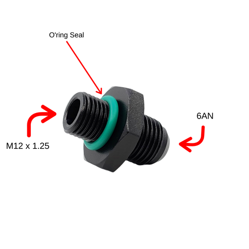 Adaptador de montaje M12x1,25 a 6AN - Imagen 2 de 2