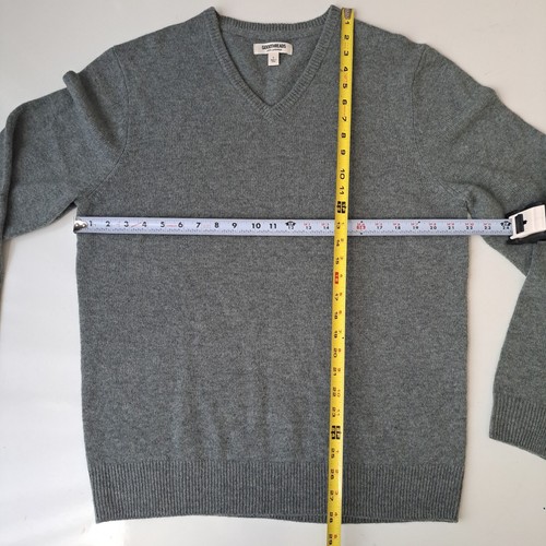 Goodthreads Men's L 100% Lambswool Lightweight V-Neck Knit Sweater Pullover NWT - 第 8/15 張圖片