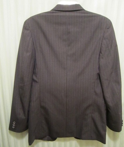 SZ 20R JOSEPH ABBOUD BOYS MENS GRAY PINSTRIPED SUIT JACKET BLAZER SPORT COAT EUC - Picture 8 of 8
