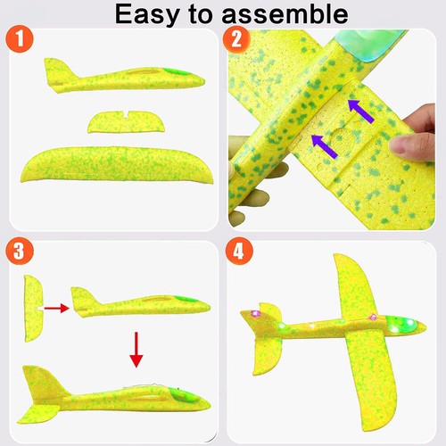 Throwing Glider Foam Airplane Model Children's Toy Hand Throwing Airplane Toy - Picture 9 of 16