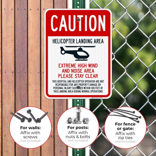 Helicopter Landing Area Sign, - Picture 60 of 87