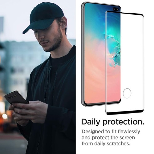For Samsung Galaxy S10 S10+ S10e 5G Tempered Glass Full Screen Protector Clear - Picture 8 of 14