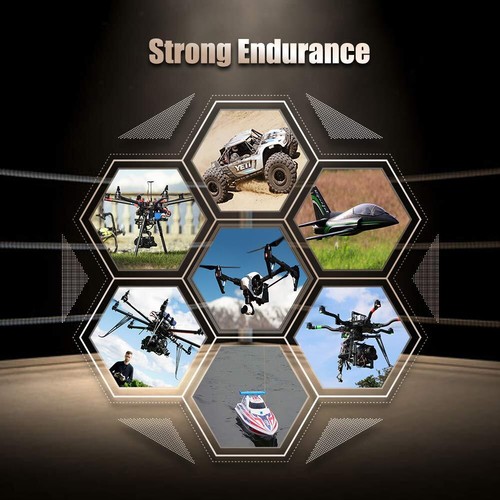 HRB Lipo Akku 11.1V 14.8V 3S 4S 4000/5000/6000mAh Battery für RC Auto LKW Boot - Bild 27 von 47