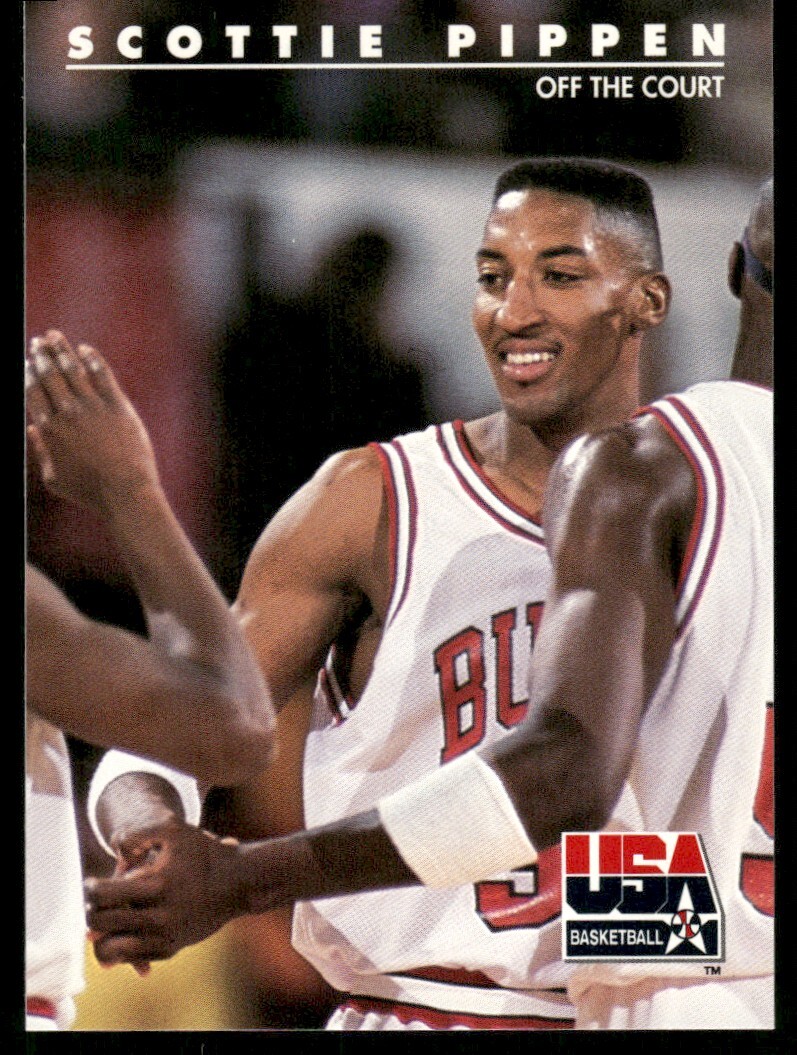 Scottie Pippen USA #68 1992-93 SkyBox USA Basketball Card | eBay