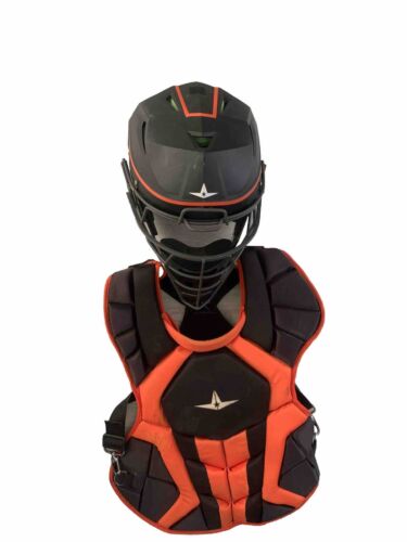 Gebrauchtes All-Star Catcher's Getriebe Set - schwarz/orange - Bild 2 von 10