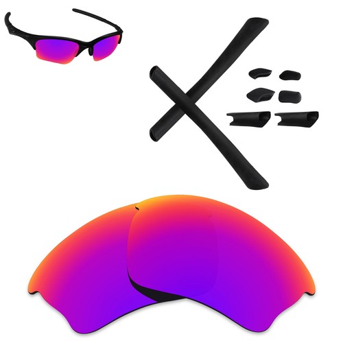 Hawkry Polarized Replacement Lenses & Black Kit for-Oakley Half Jacket XLJ - Opt - Picture 12 of 17