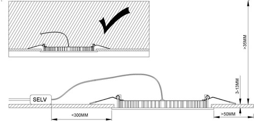 EGLO C-Link FUEVA-C 33213 Einbauleuchte smart RGB 17cm TW EK:F (Spektrum A-G) - Afbeelding 6 van 13