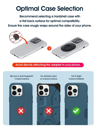 Support téléphone guidon moto vélo avec coussin adaptateur pour téléphones【Série Q】 - Photo 12 sur 12