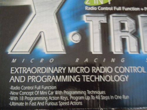 NEW 2N1 Radio Control & Programming Technology 27 MHz X-Trek Micro Racing System - Picture 3 of 8