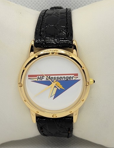 Herrenuhr Image Watches Inc. HF Messenger goldfarben schwarz Lederarmband H4 - Bild 1 von 9