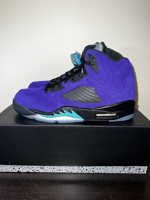 【srrp】 Air Jordan 5 Retro 136027 Alternate Grape Shoes Sneakers