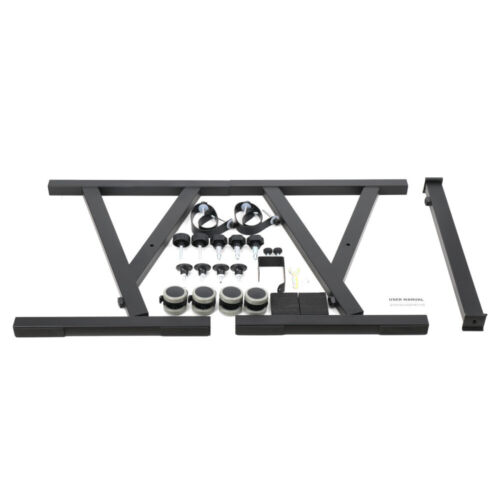 Metal Piano Keyboard Z Stand with Wheels Heavy-Duty Portable Foldable Stable UK - Picture 2 of 12