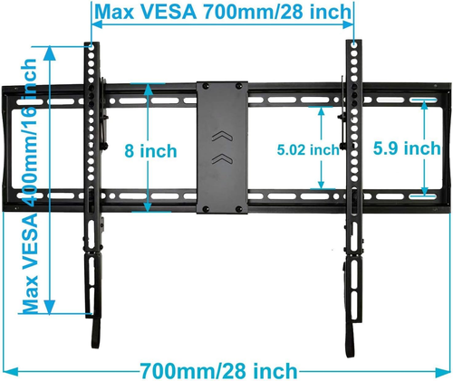 Halterungen Neigbar TV Wandhalterung für die meisten 23"- 85" LCD LED UHD Plasma TV mit 7 - Bild 2 von 12