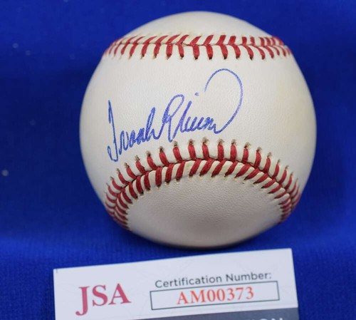 Frank Robinson JSA COA Autograph American League Signed Baseball 1