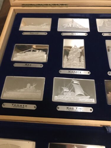 Shipstory Le Most Famous Ships Of History Silver 925 Ingots - Picture 4 of 7