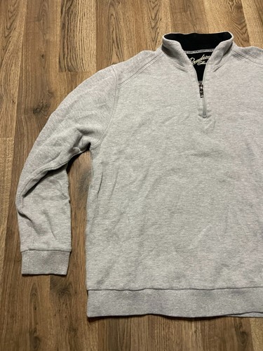 Paradise Collection Sweater, Men's Size Medium, Gray, Pullover, Long Sleeve - Picture 3 of 9